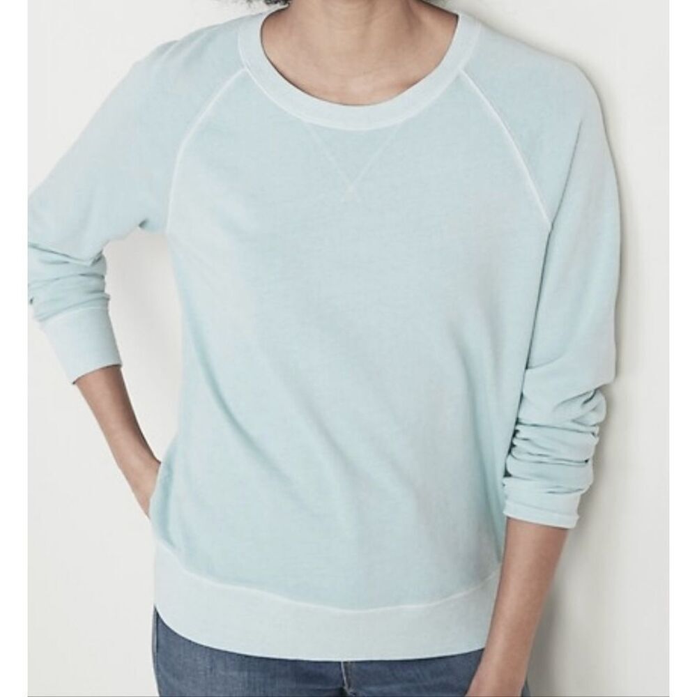 Lucky Brand Baby Blue Crewneck Sweatshirt Size Small